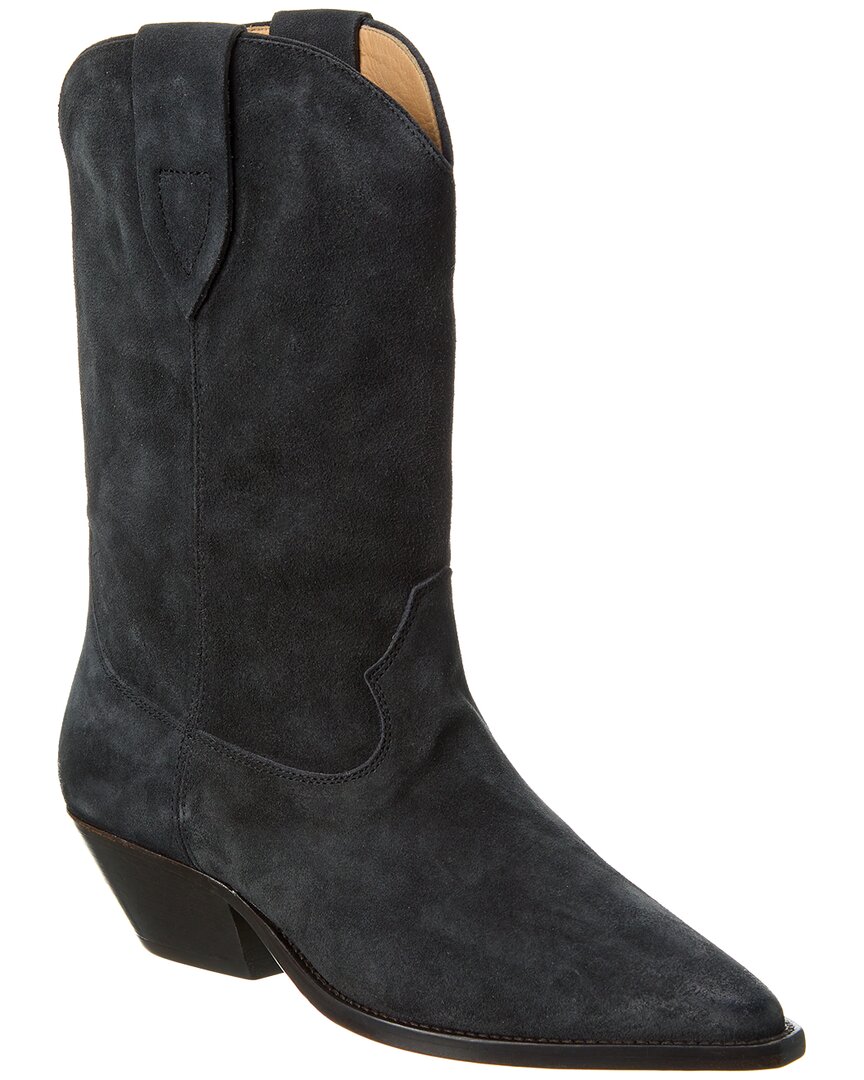 Isabel Marant Duerto Suede Boot In Black