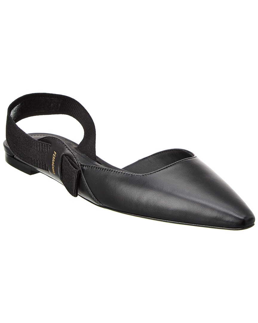 【SALVATORE FERRAGAMO】SLINGBACK FLATS Salvatore Ferragamo Slingback Pumps, Size 37 IT
