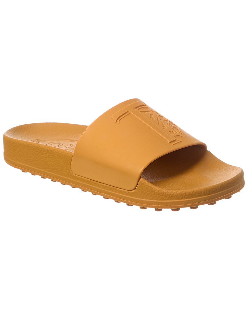 Tod's Rubber Slide In Yellow