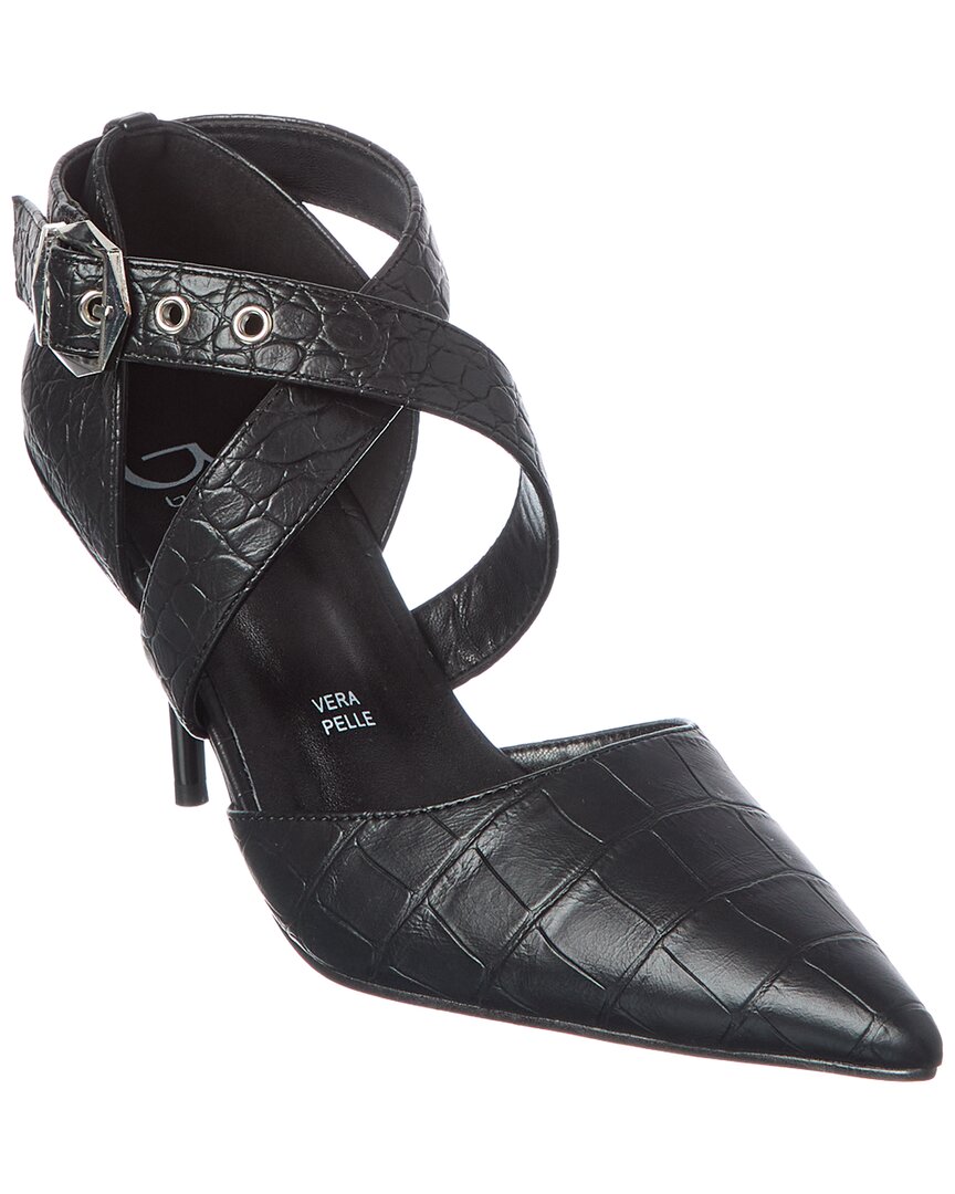 Byblos Embossed Sandal In Black