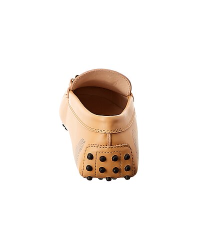 Tattoo Dragon Printed Leather Loafer