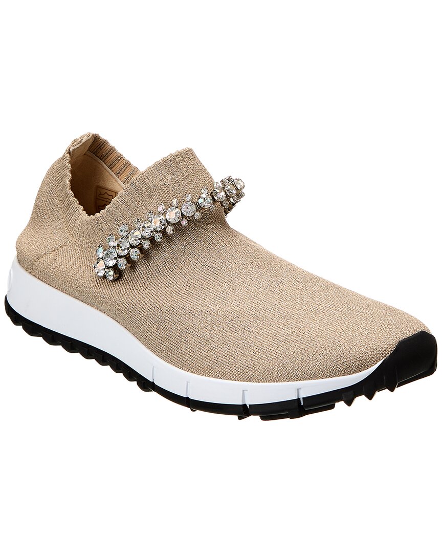Трикотажные кроссовки Jimmy Choo Verona Женские розовые 38