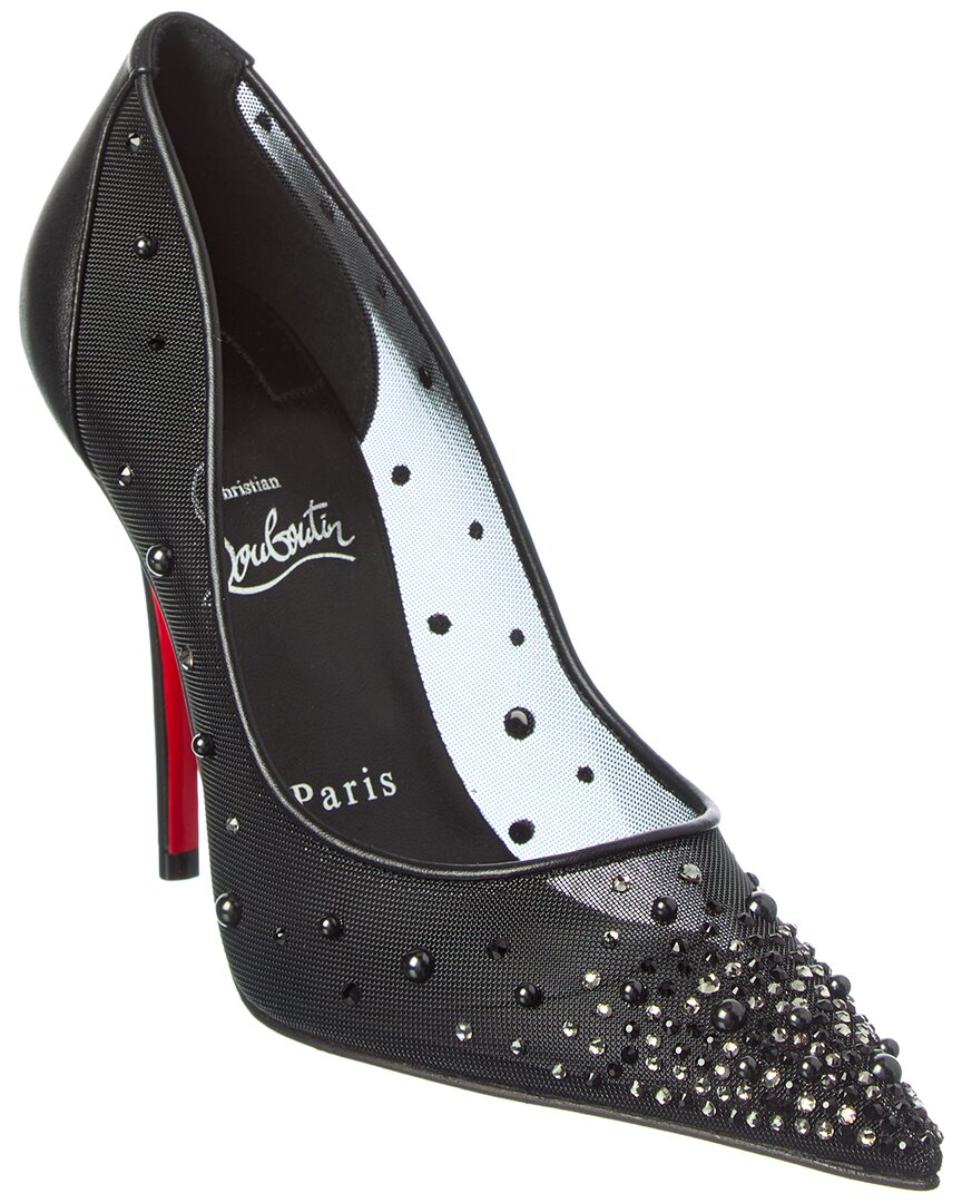 Christian Louboutin Miss Z Leather Pump In Nude