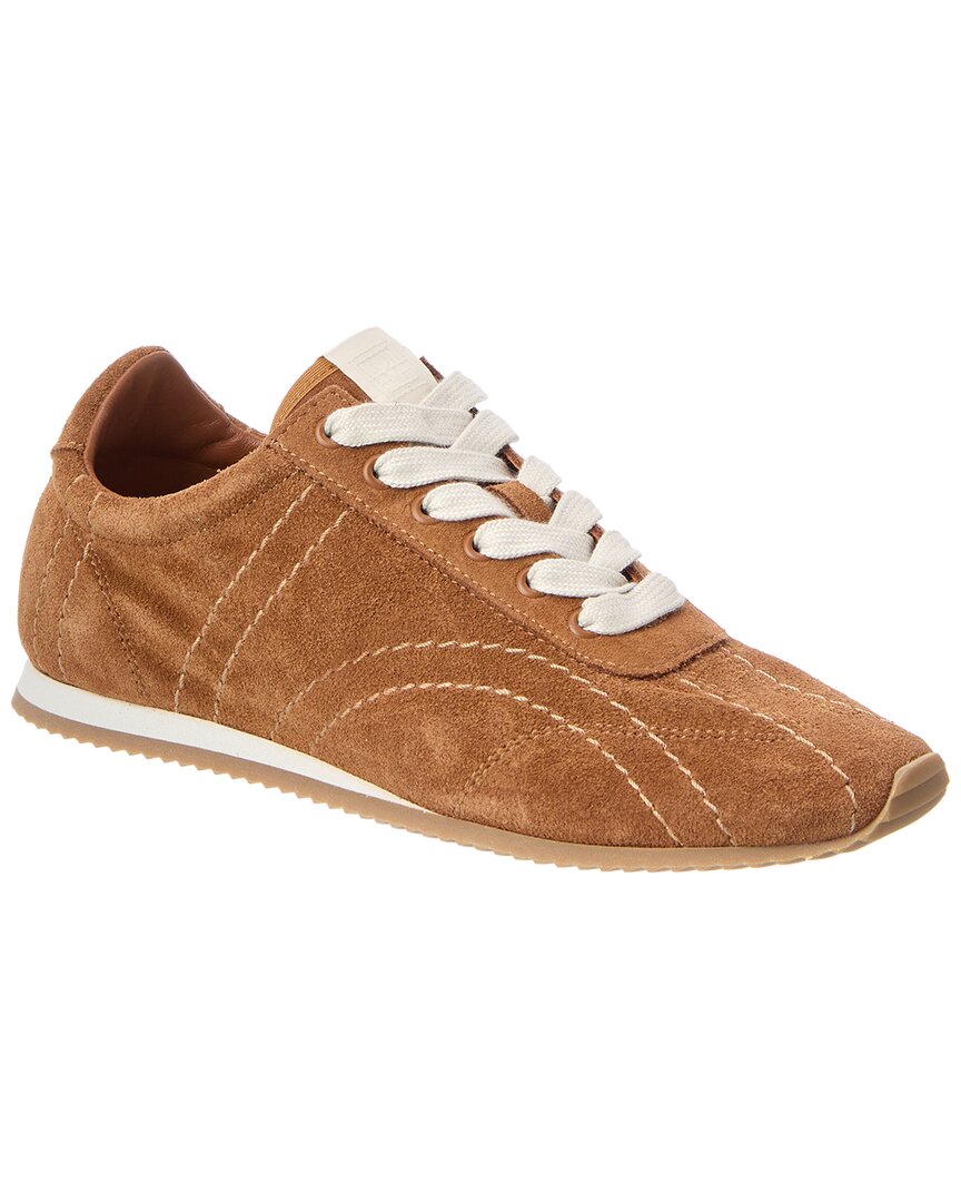 Totême Toteme Suede Sneaker In Brown