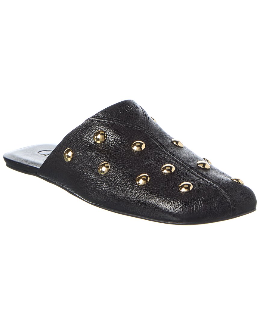 Chloé Chloe Rita Leather Mule In Black