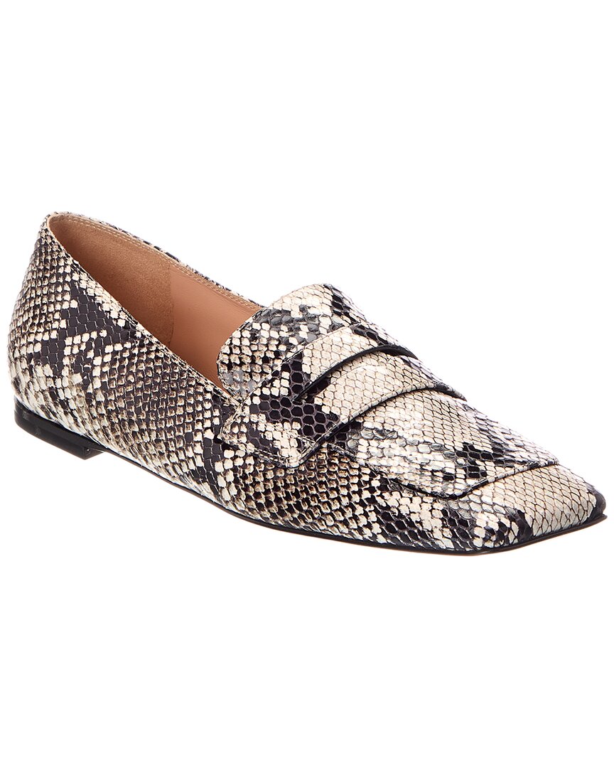 Gianvito Rossi Leather Ballerina Flat In Multi