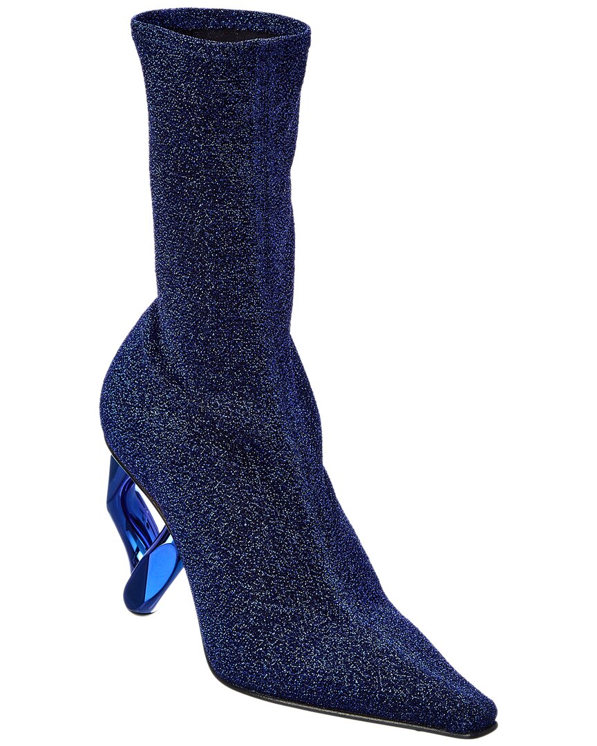 Jw Anderson Chain Bootie In Blue