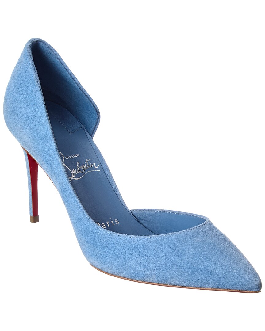 Christian Louboutin Iriza 85 Suede Pump Women's | eBay