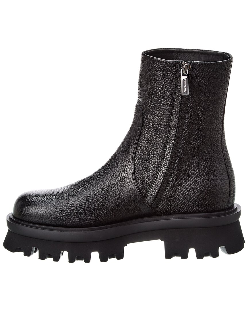 Ferragamo Klem Leather Boot In Black