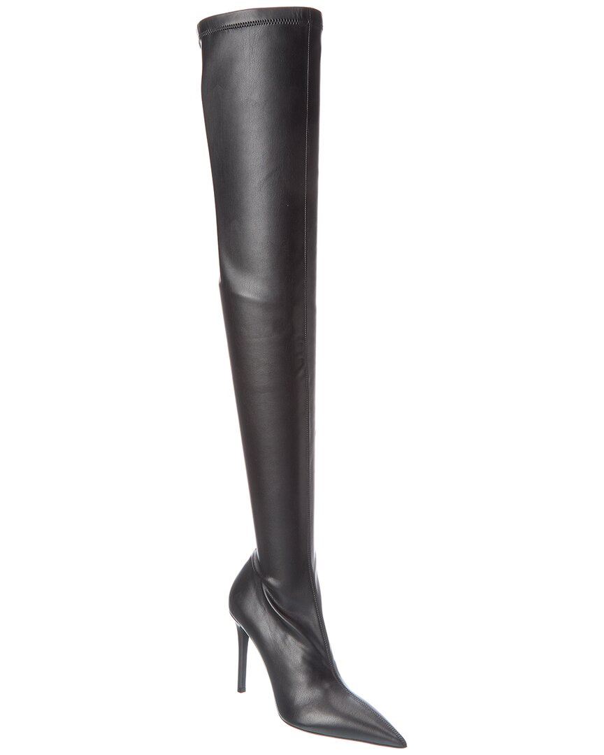 Stella Mccartney Over-the-knee Polyurethane Boot In Black