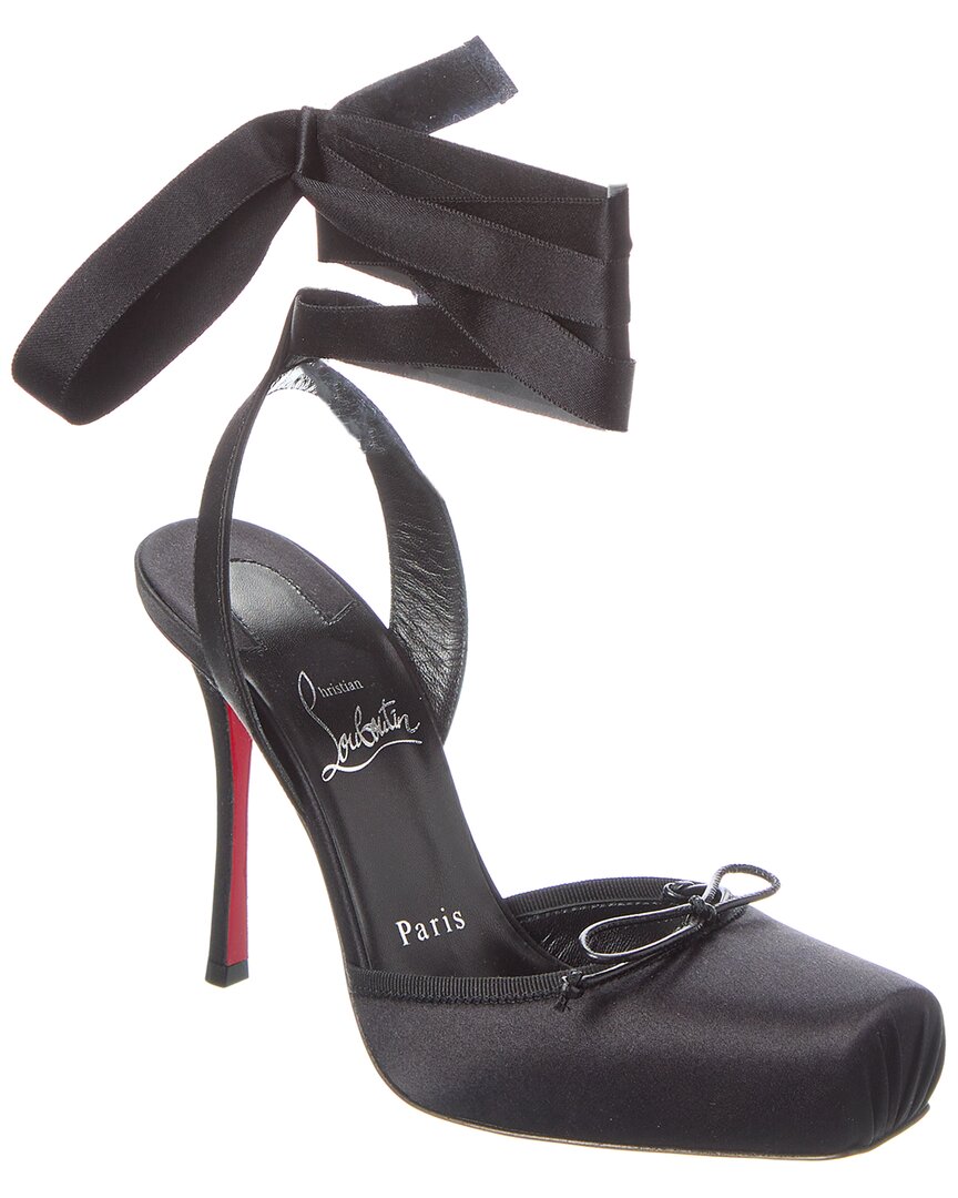 CHRISTIAN LOUBOUTIN CHRISTIAN LOUBOUTIN CASSIA 100 SATIN PUMP