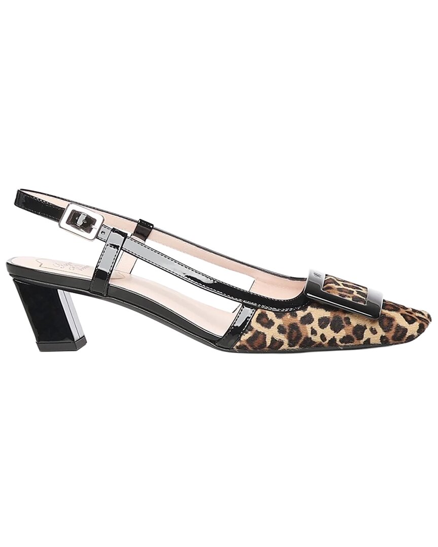 Roger Vivier Leather Pump In Brown