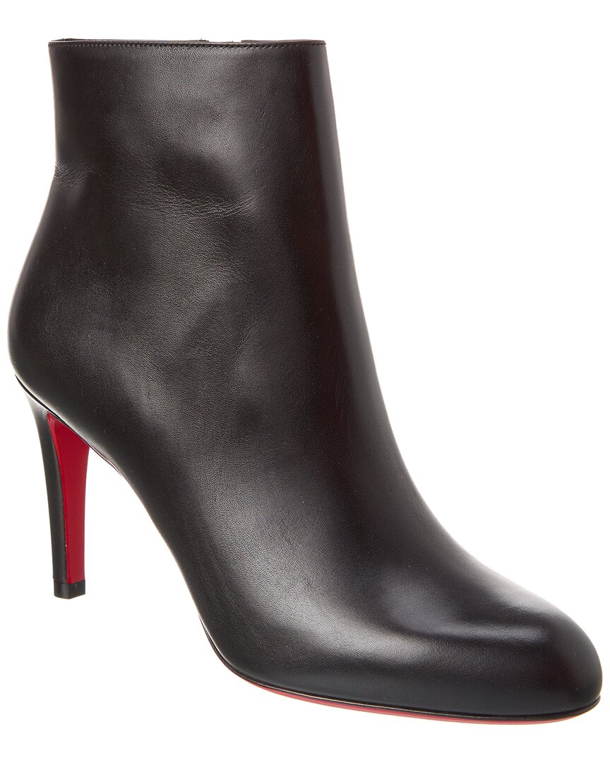 CHRISTIAN LOUBOUTIN PUMPPIE 85 LEATHER BOOTIE