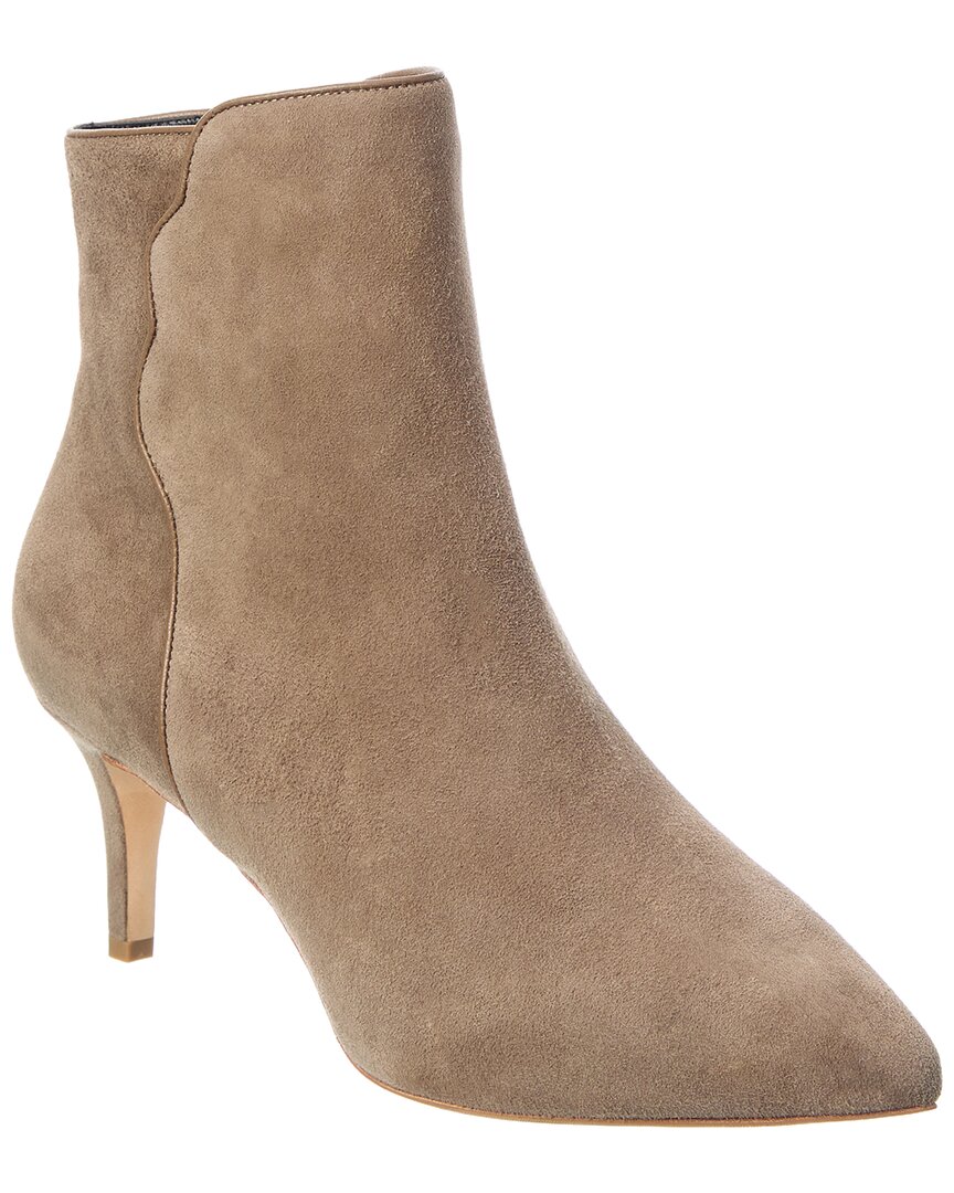 Sarah Flint Suede Bootie In Neutral