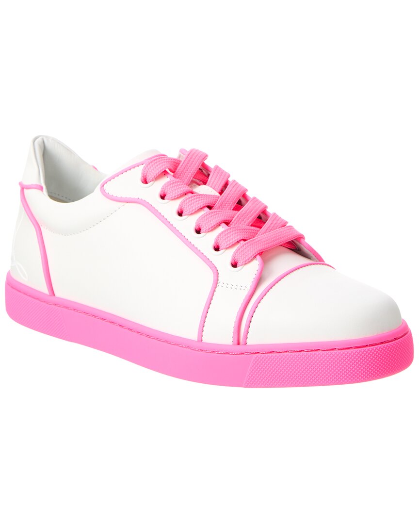 Christian Louboutin, Vieria 2 spikes poupee pink sneakers