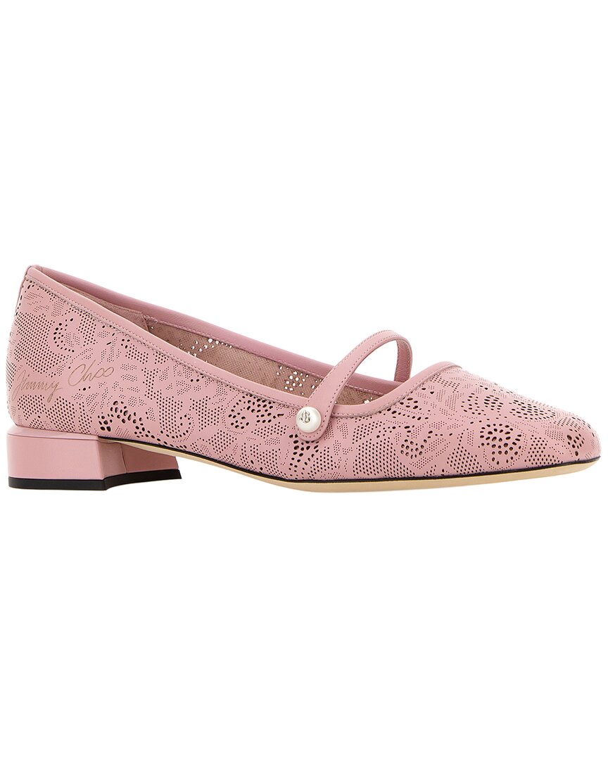 Gucci Jimmy Choo Elisa Ballerina Leather Ballerina Flat