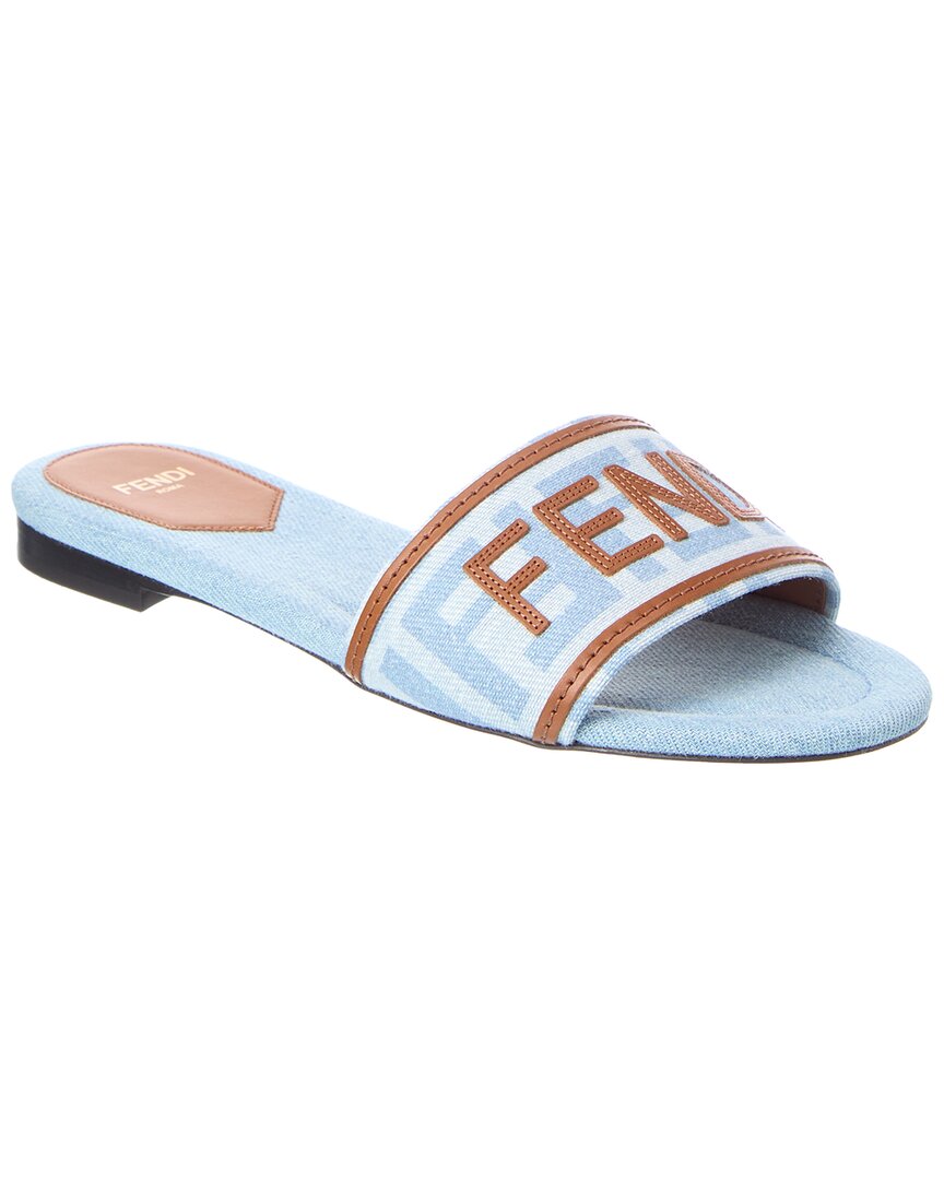 Fendi Women's Blue Sandals “Sunshine” - Image 2