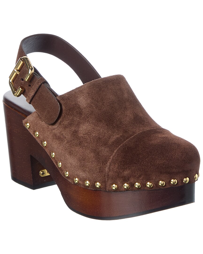 Chloé , Clogs, Female, Brown, 3 Uk, Jeannette Wedge Clog - Image 6