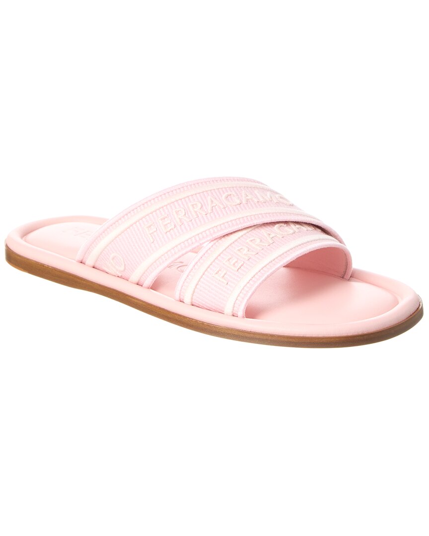 Shop Ferragamo Signature Sandal In Pink