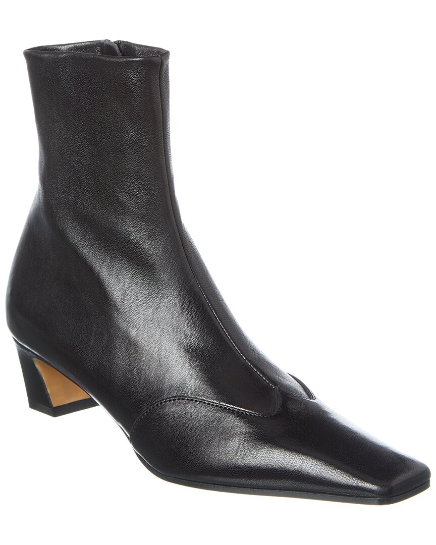 Khaite Nevada Leather Boot In 200