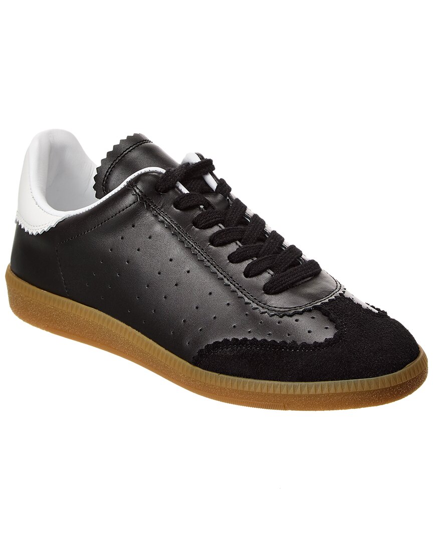 Isabel Marant Bryce Leather Sneaker In Black