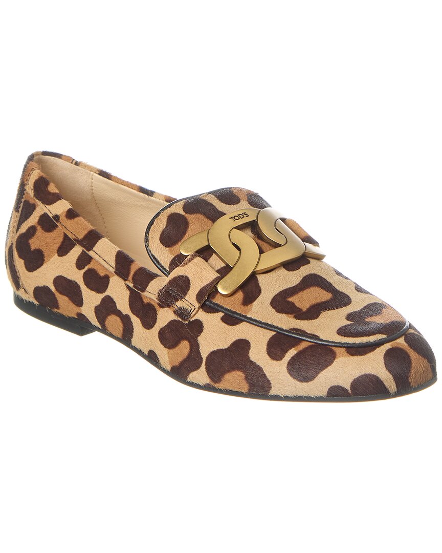 TOD'S TOD’S CUOIO HAIRCALF LOAFER 