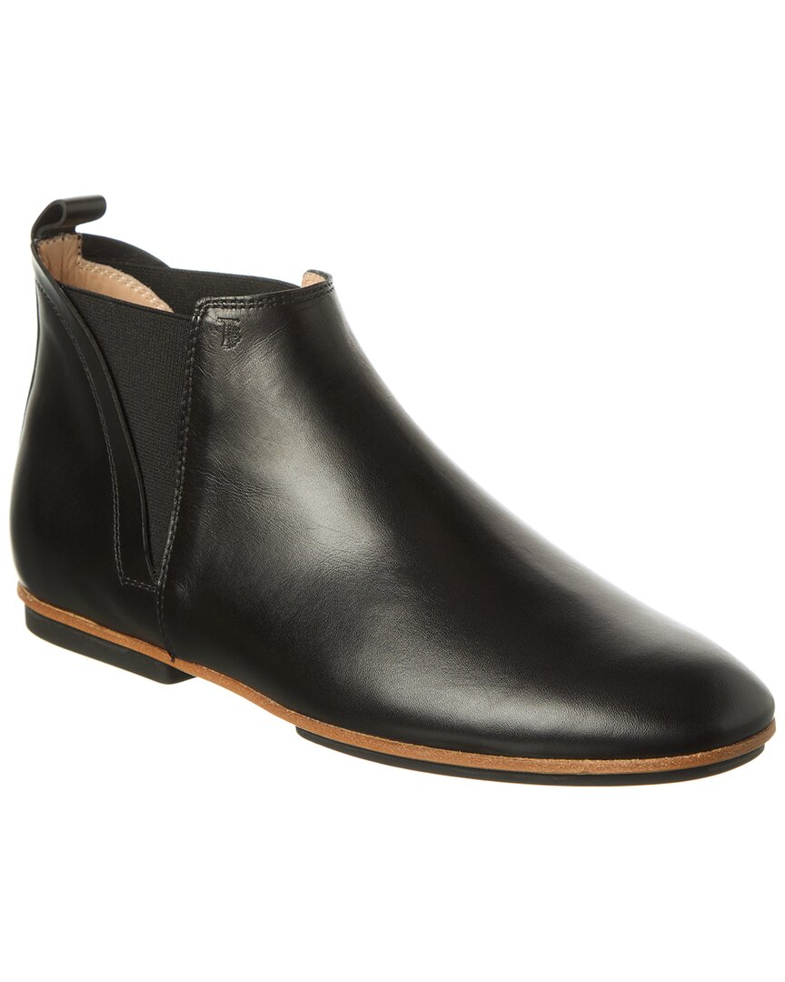 Tod's Leather Boot In Black