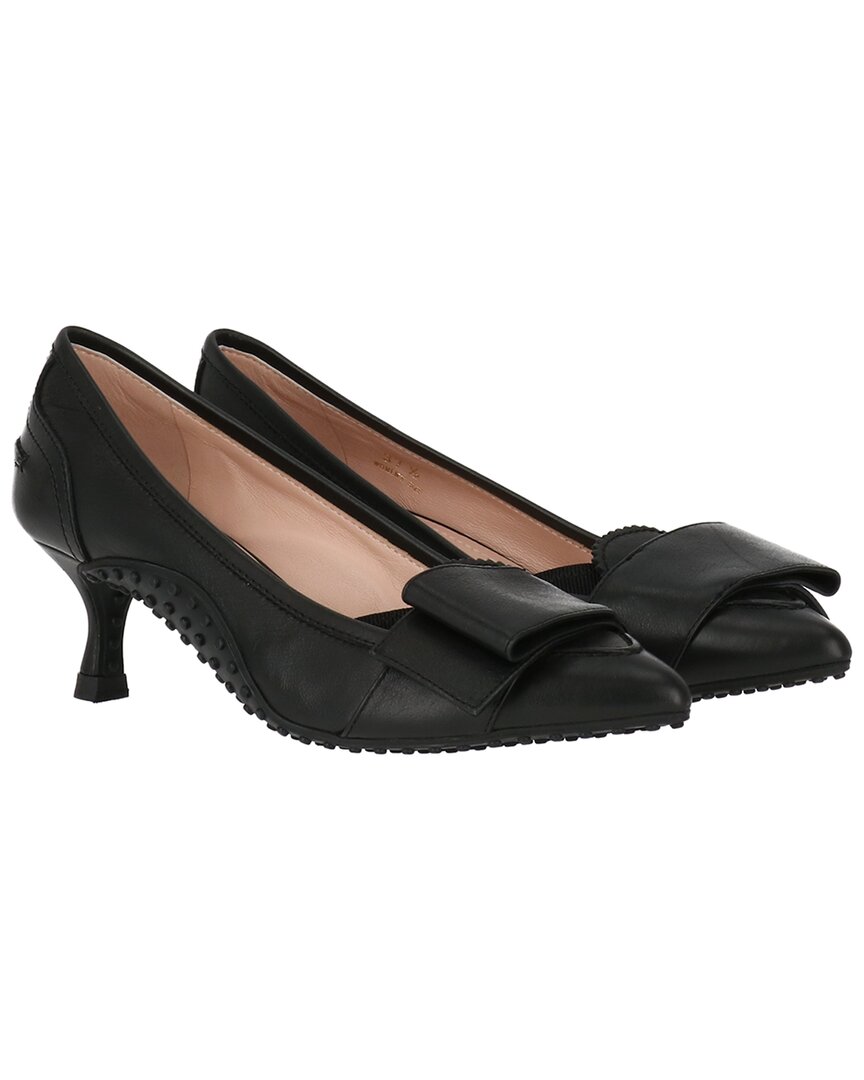 Shop Tod's Gomma Leather Pump