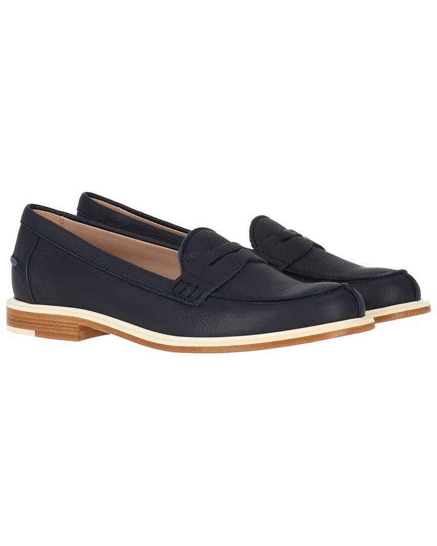 Shop Tod's Circle Frangia Nappine Leather Loafer