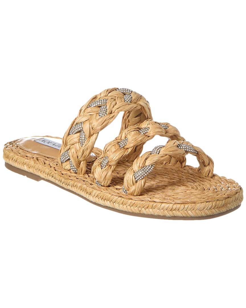 Aquazzura Woman Espadrilles Beige Size 7.5 Natural Raffia