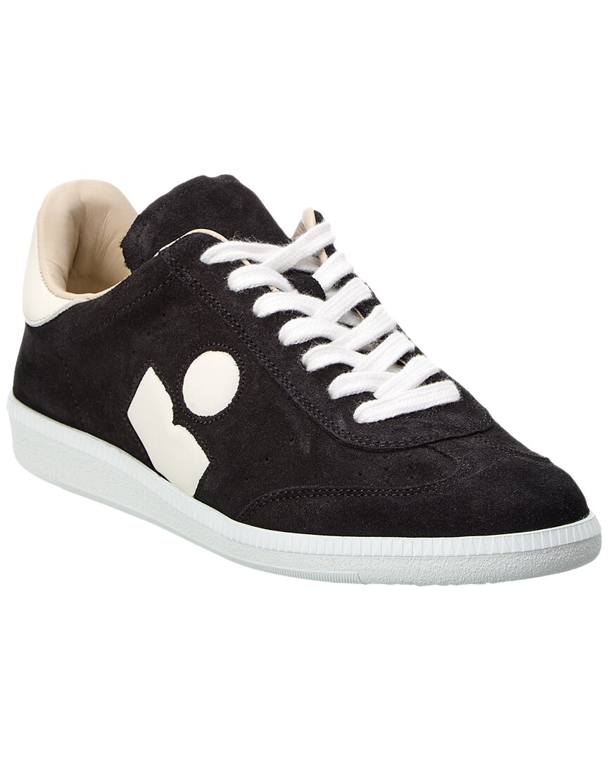 Shop Isabel Marant Bryce Suede & Leather Sneaker In Black