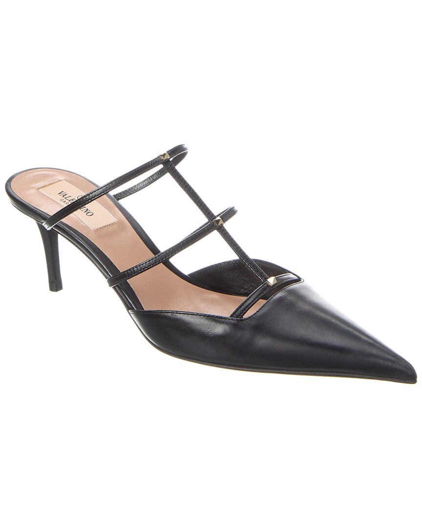 VALENTINO GARAVANI VALENTINO ROCKSTUD WISPY 50 LEATHER MULE