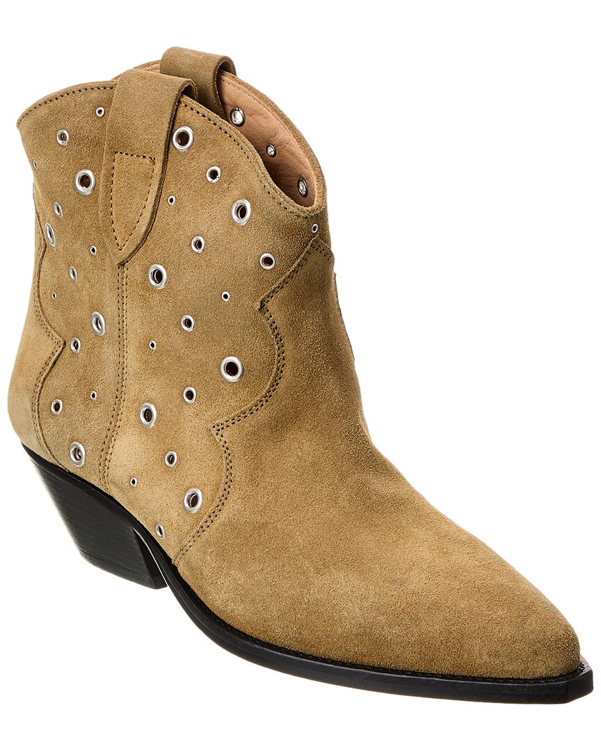 Isabel Marant Dewina Suede Ankle Boots In Brown