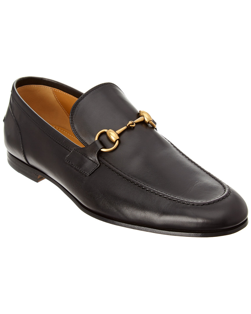 Gucci Jordaan Leather Loafer In Black | ModeSens