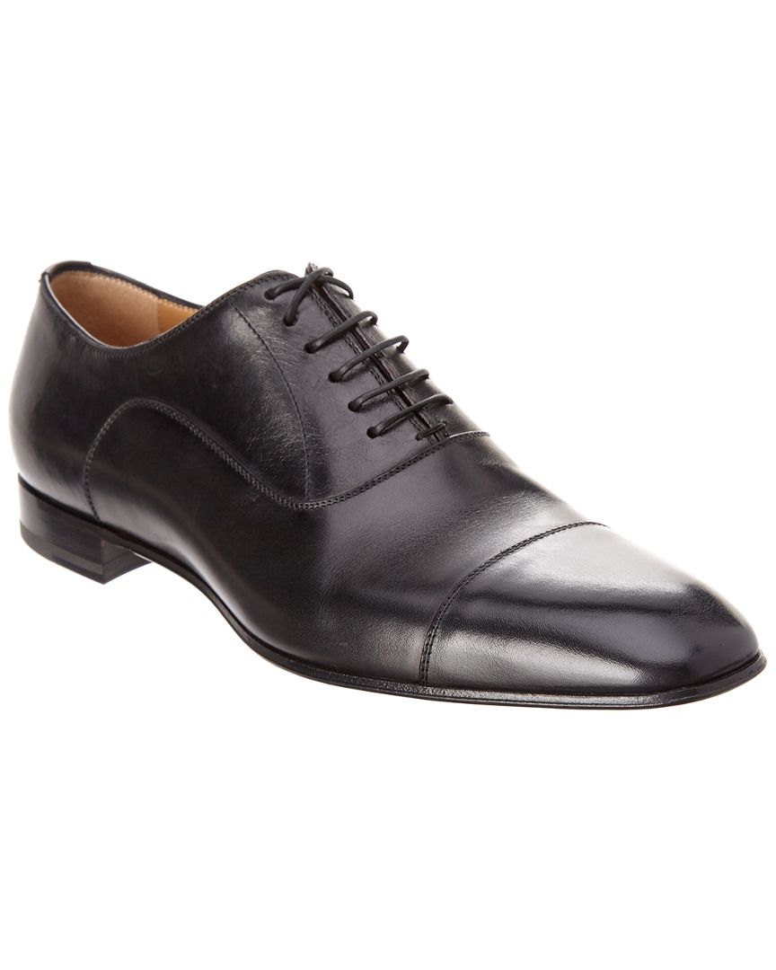 Greggo Suede Oxford Shoes in Black - Christian Louboutin