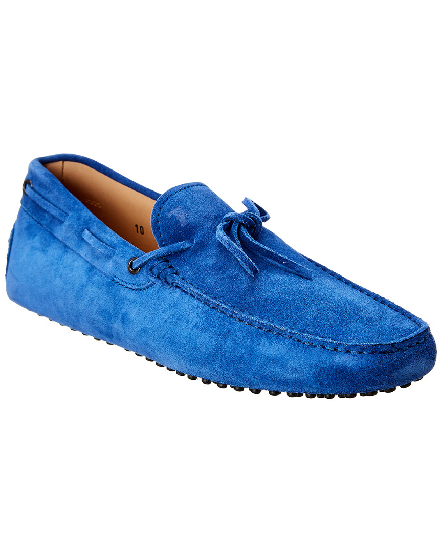 tod's gommino denim loafers