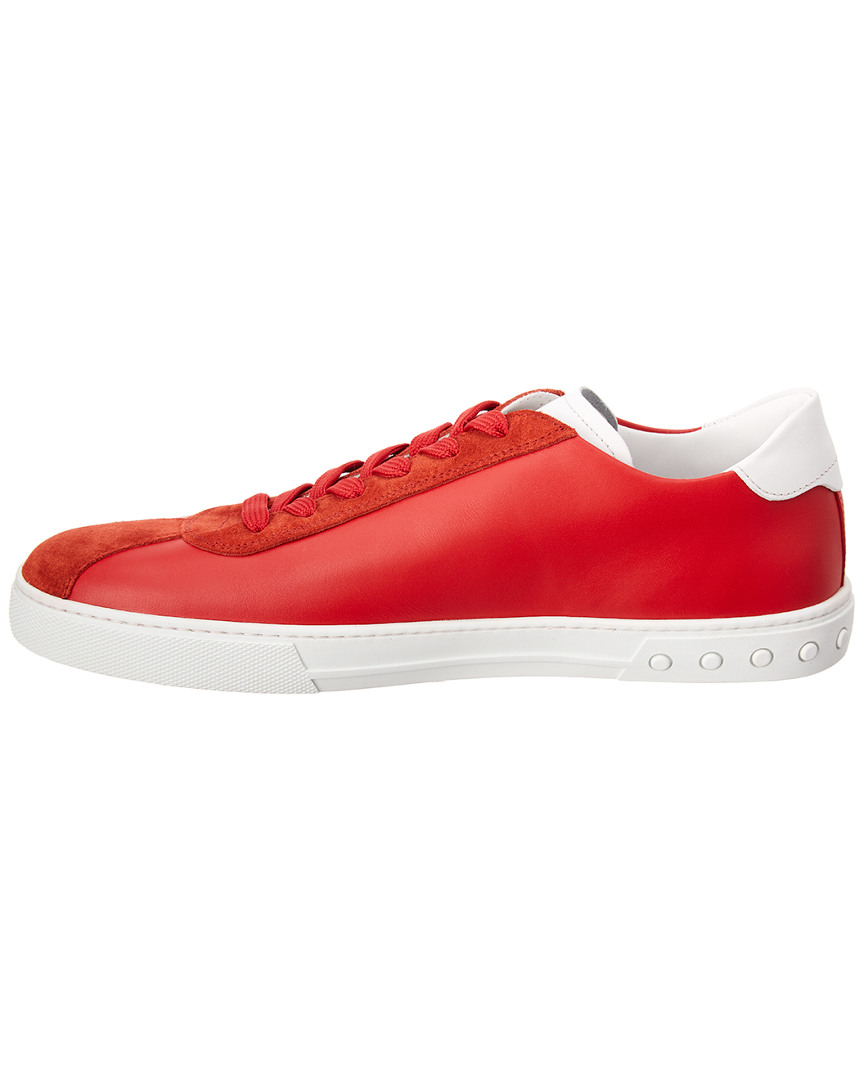 Tod's Tod's Tod's Logo Applique Pelle Sneaker b8a290 Tod's Tod's Tod's Logo Applique Pelle Sneaker b8a290