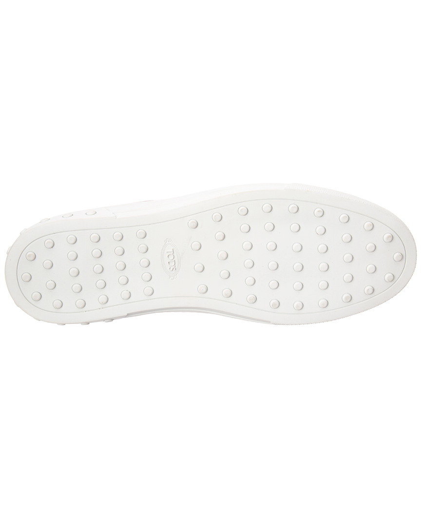Tod's Tod's Tod's Logo Applique Pelle Sneaker b8a290 Tod's Tod's Tod's Logo Applique Pelle Sneaker b8a290