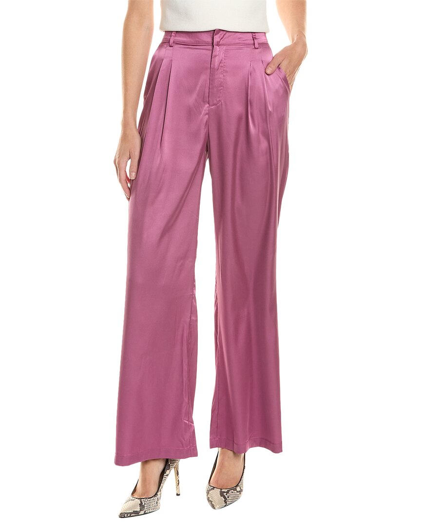 Shop Emmie Rose Pleated Pant In Pink