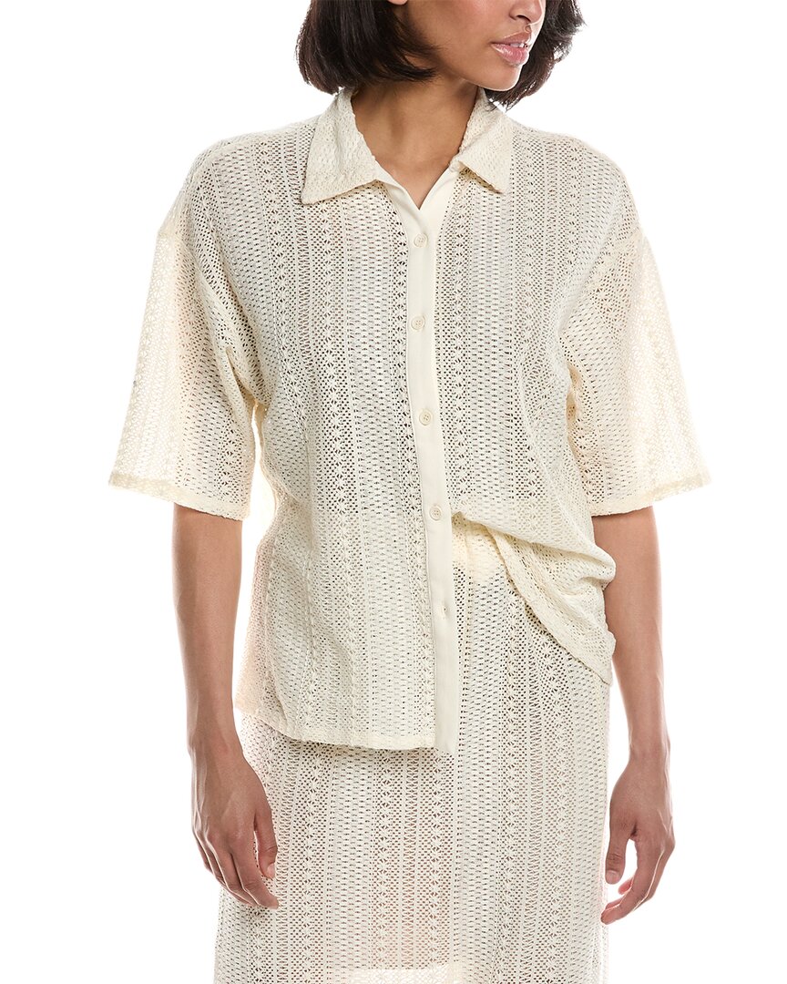 Shop Luxe Always Shirt In White