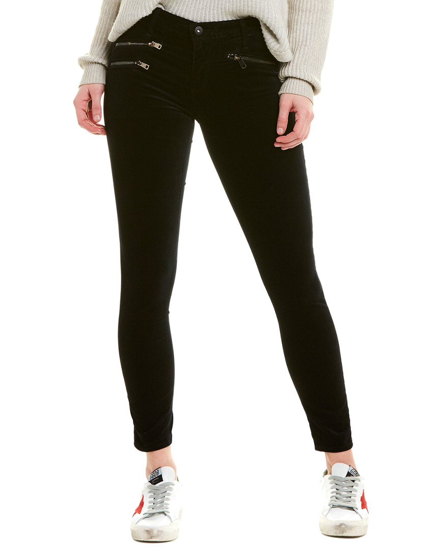Image of AG Jeans Moto Legging Ankle Black Super Skinny Ankle