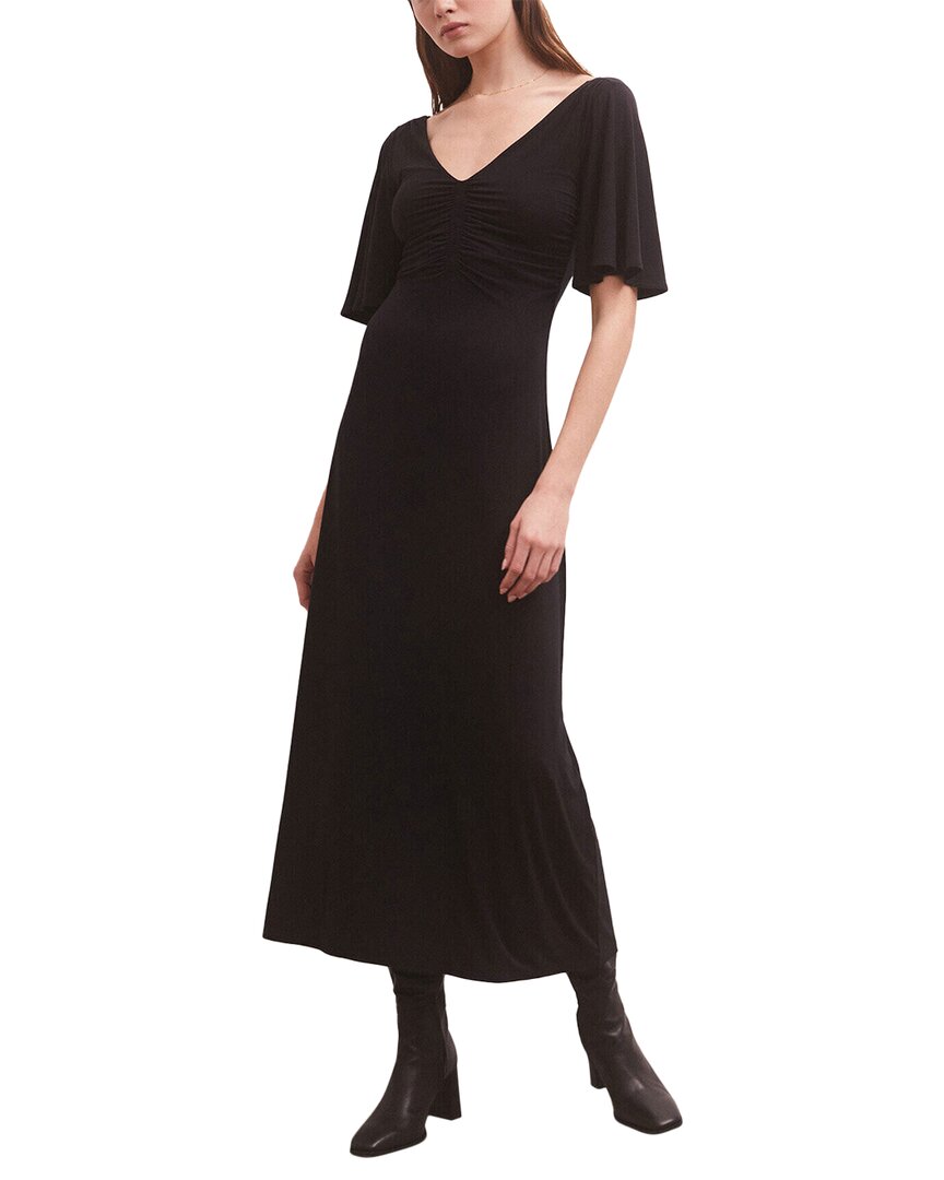 Shop Z Supply Kara Flutter Sleeve Midi Dress