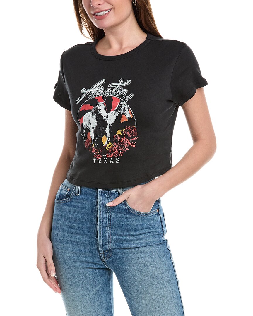 Shop Girl Dangerous Austin Texas T-shirt In Black