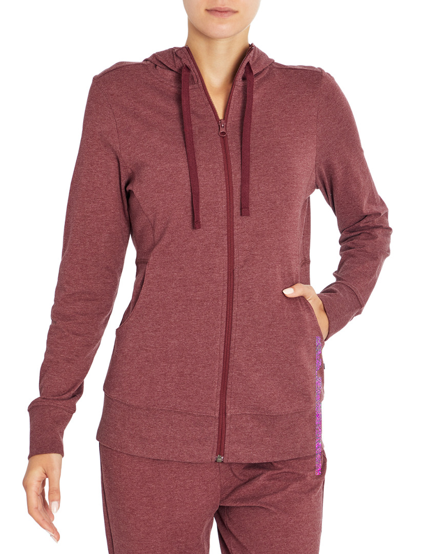 Image of Marika Front Zip Jersey Hoodie