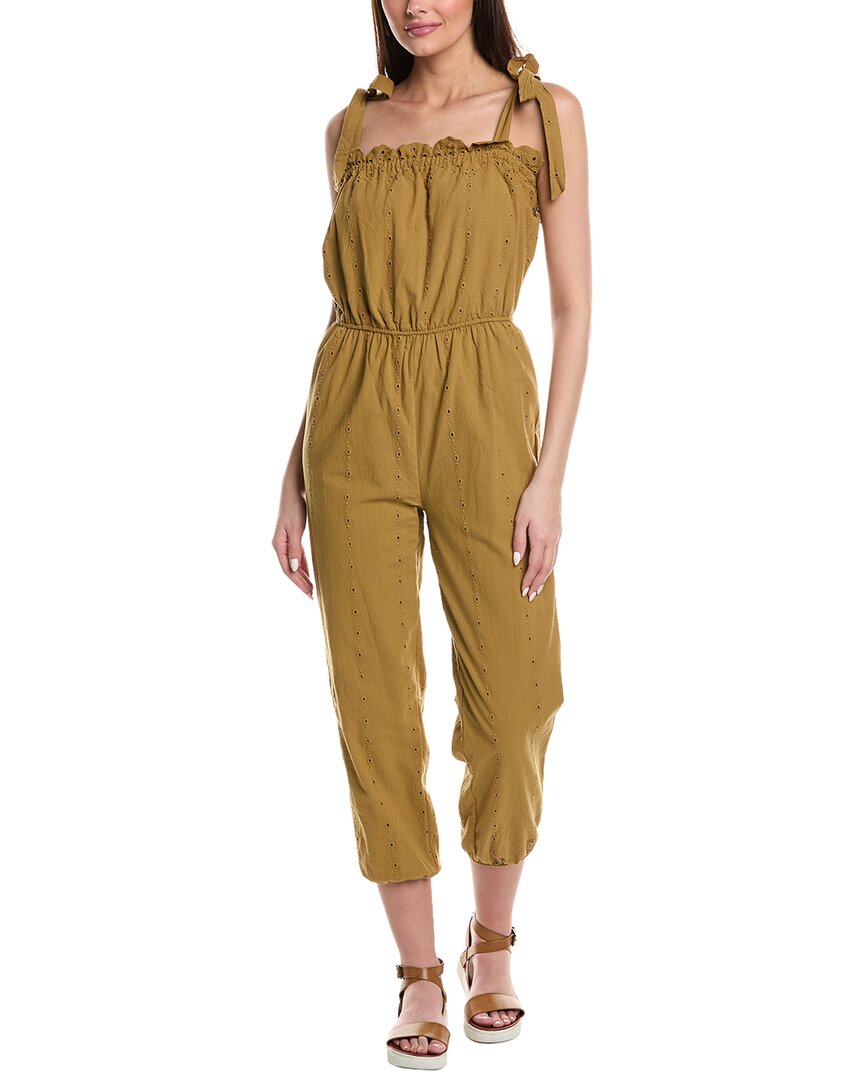 SALTWATER LUXE SALTWATER LUXE EYELET JUMPSUIT 