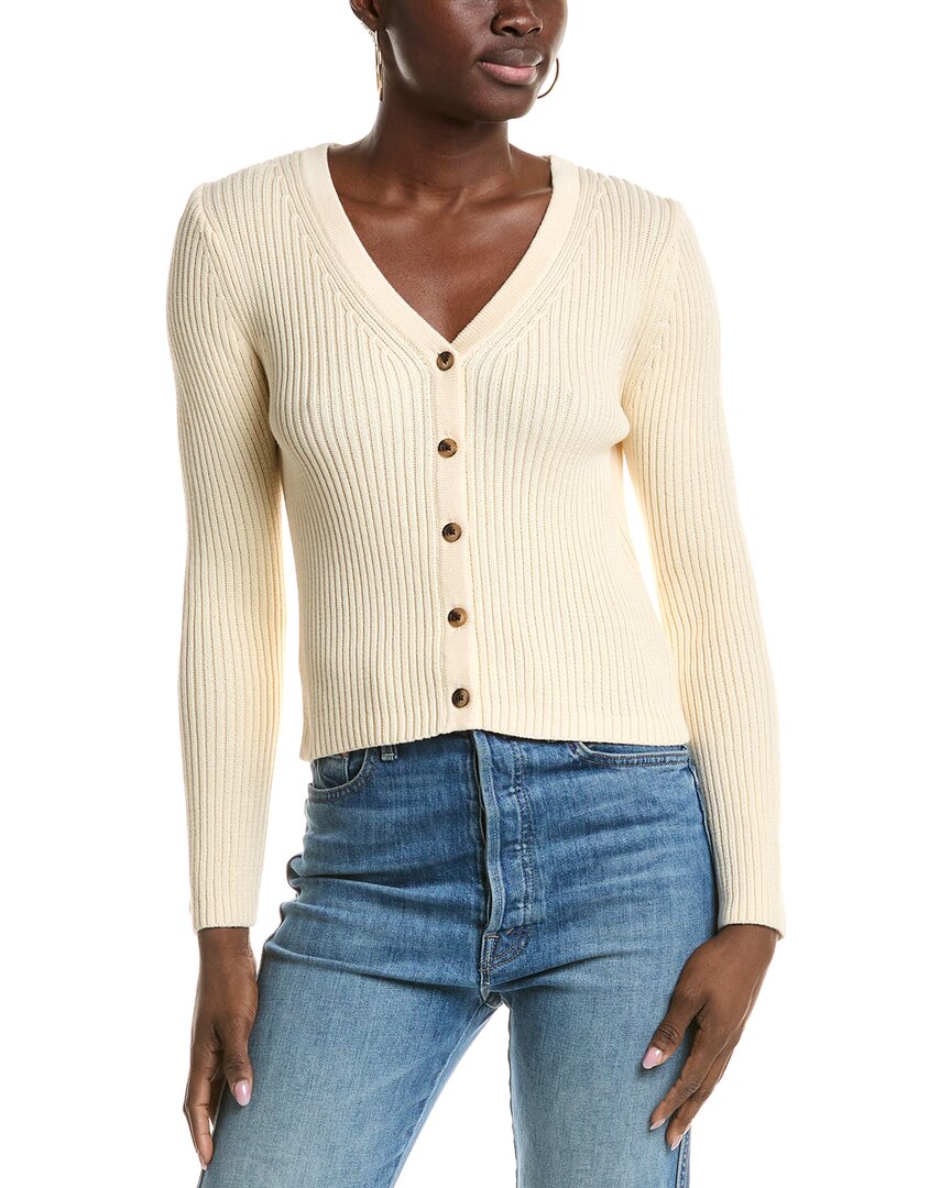 Shop Velvet By Graham & Spencer Hydie Cardigan In White