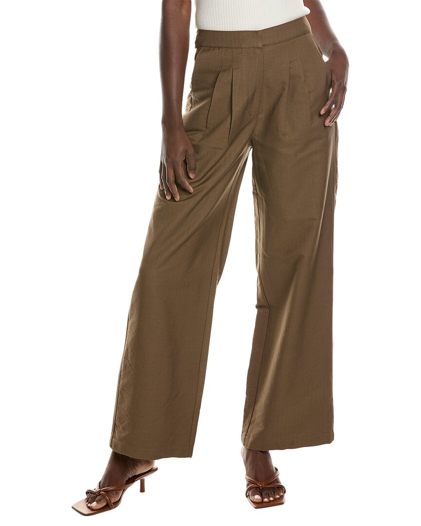 Weworewhat Tailored Pant In Brown