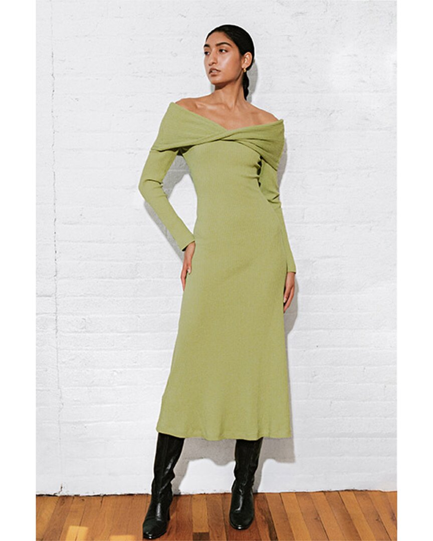 Shop Mara Hoffman Emery Linen-blend Midi Dress