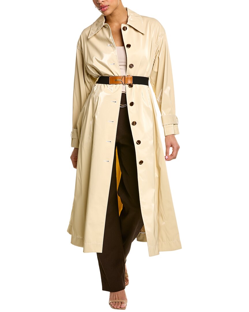 Shop Tory Burch Coated Trench Coat