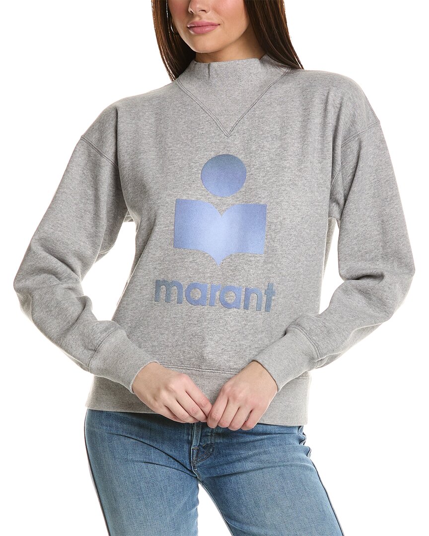 Shop Isabel Marant Etoile Moby Sweatshirt In Grey